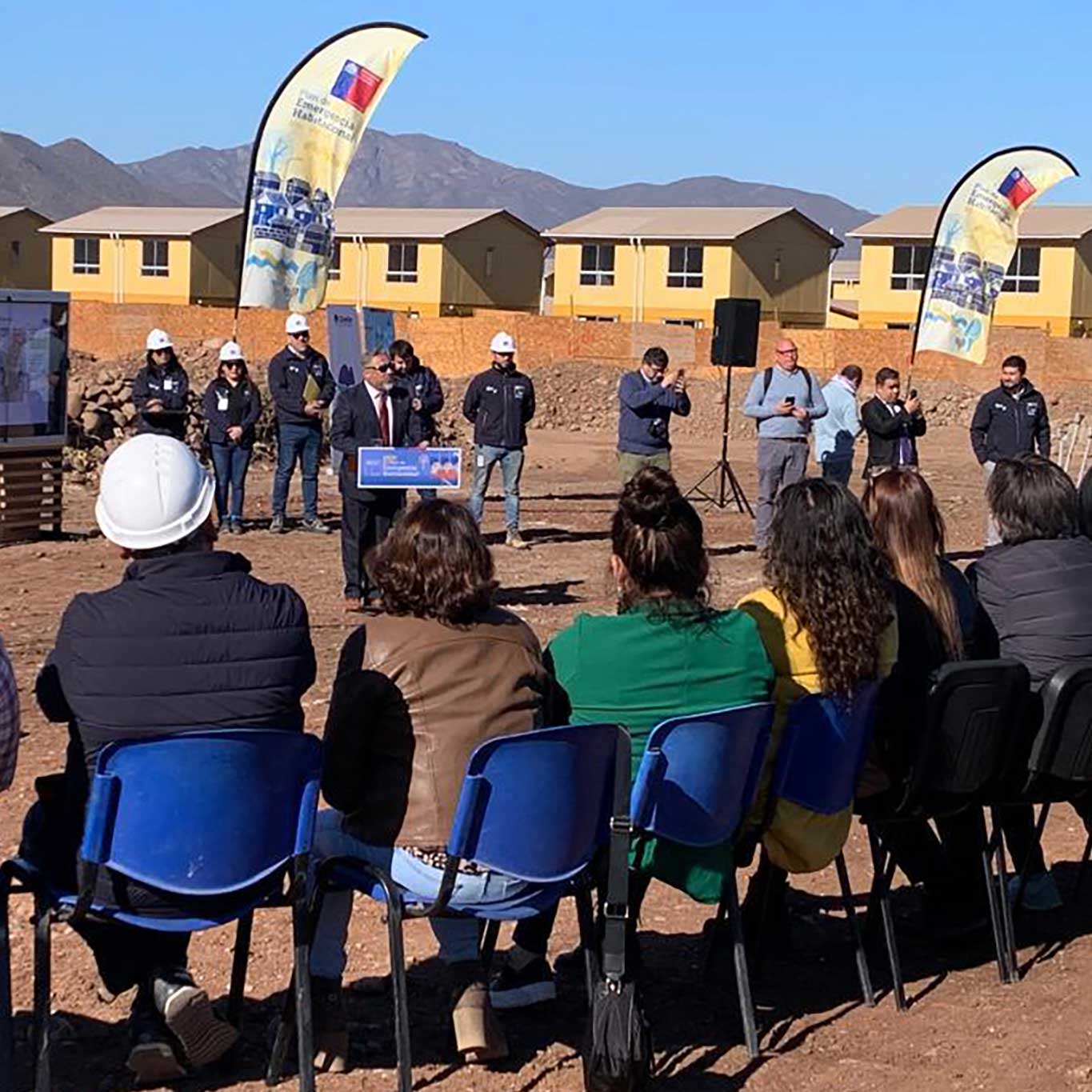 Ceremonia inicio de obras Villa El Trebol